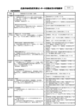 活動状況の評価基準(PDF文書)
