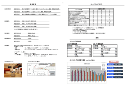 募集要項 サービスのご案内 資料