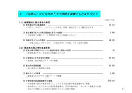 2 「天地人」NHK大河ドラマ放映を契機としたまちづくり