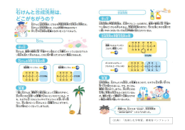 （出典）「洗剤と化学物質」環境省パンフレット