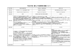 平成25年度 磨き上げ支援事業の実績について