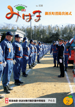 御浜町消防出初式