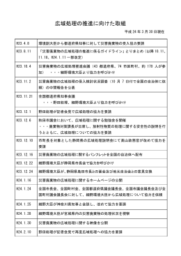 参考資料4 広域処理の推進に向けた取組