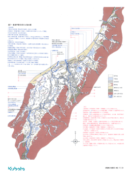 URBAN KUBOTA NO.17｜51 図7−新潟平野の河川と放水路