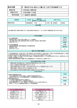 基本目標4 推進方策2 生涯を通じた健康支援(PDFファイル