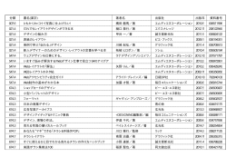 分類 書名(漢字) 著者名 出版社 出版年 資料番号 007.6 ともかく