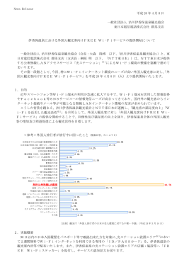 伊香保温泉における外国人観光客向けFREE Wi-Fi