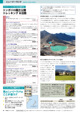 トンガリロ国立公園 トレッキング 8日間