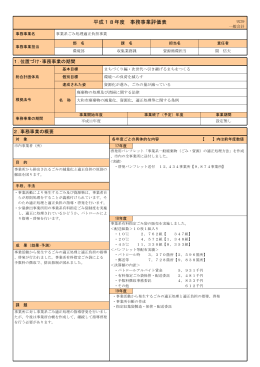 平成18年度 事務事業評価表