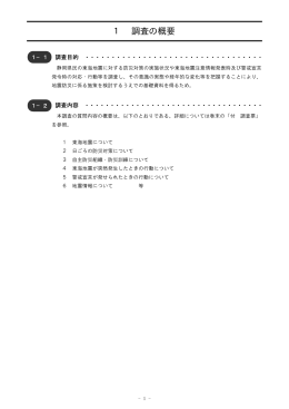 1 調査の概要