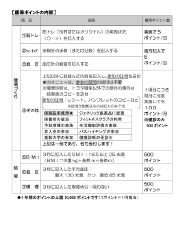 ポイント獲得の詳細（約98KB）