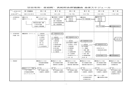 廿日市市・佐伯町・吉和村合併協議会 全体スケジュール
