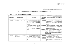 【資料8－2】北海道・東北地区ブロックにおける活動（PDF：225KB）