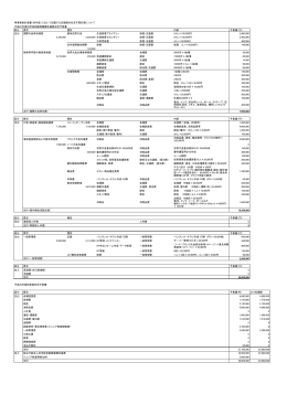 事業実施計画書（各年度）において記載する支援額の収支予算計画