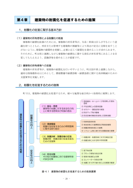 第4章 建築物の耐震化を促進するための施策 （PDFファイル