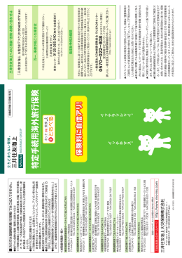三井住友海上 パンフレット（PDF：2592KB）