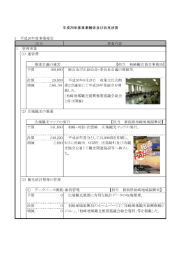 平成26年度事業報告・収支決算（PDF形式 428 キロバイト）