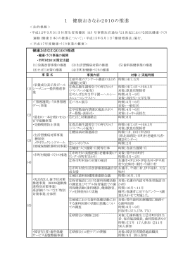 健康おきなわ2010の推進(PDF:676KB)