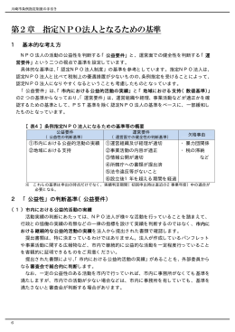 第2章 指定NPO法人となるための基準(PDF形式, 226.21KB)