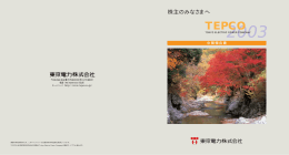 PDF版 - 東京電力