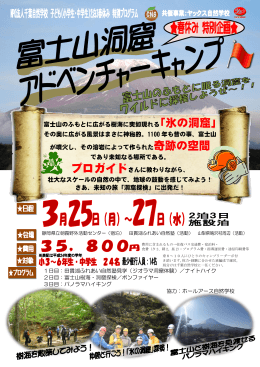 富士山のふもとに広がる樹海に突如現れる「氷の洞窟」