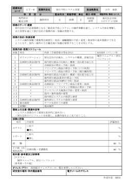 授業科目 コード CT－9 授業科目名 旅行予約システム実習 担当教員名