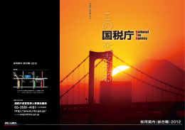 国家公務員総合職試験採用案内パンフレット2012一括