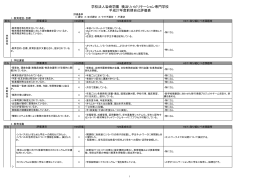 平成26年度横浜リハビリテーション専門学校 自己評価表（PDF）