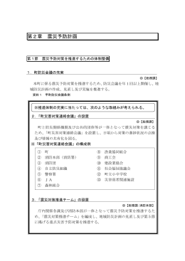 第2章 震災予防計画