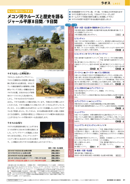 メコン河クルーズと歴史を語る ジャール平原8日間／9日間