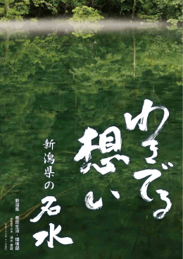 「わきでる想い 新潟県の名水」（PDF形式 5238 キロバイト）
