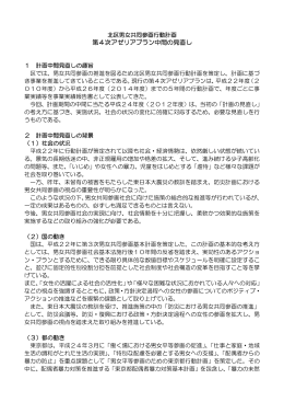 第4次アゼリアプラン中間の見直し