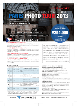 PARIS PHOTO TOUR 2013