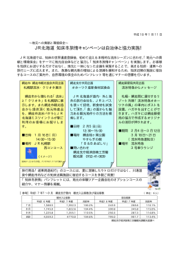 JR北海道 知床冬旅情キャンペーンは自治体と協力実施！