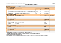 取組に必要な特例措置・支援措置