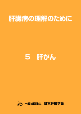 肝臓病の理解のために 5 肝がん