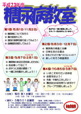第3回（9月7日･2月1日） - 神戸市立医療センター中央市民病院