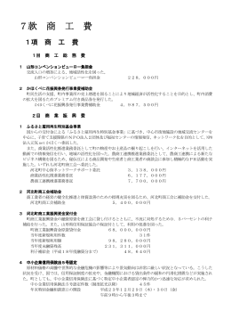 7款 商 工 費