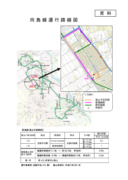 向島線運行路線図（PDF：542KB）