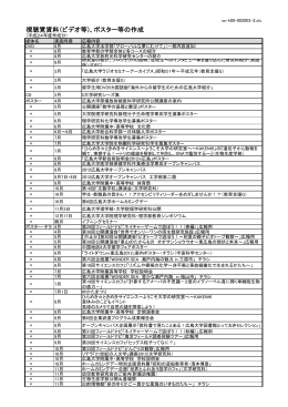 視聴覚資料（ビデオ等)、ポスター等の作成