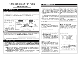 川崎市住宅政策の推進に関するモデル調査 成果とりまとめ(PDF形式