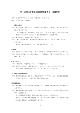 会議録要旨（PDF：239KB）