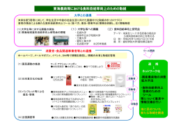 東海農政局における食料自給率向上のための取組方向（PDF：255KB）