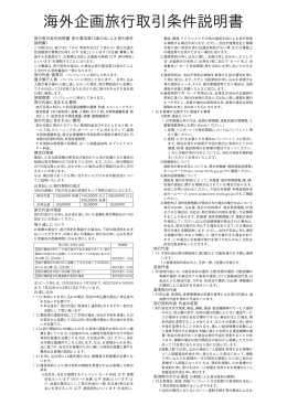 海外旅行(PDF形式) - YBS T＆L 旅行事業本部