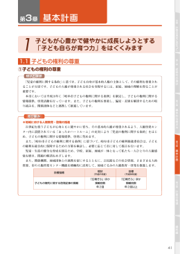 子どもが心豊かで健やかに成長しようとする 「子ども自らが育つ力」を