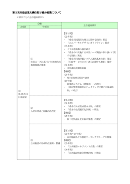 第3次行政改革大綱の取り組み結果について [155KB pdfファイル]