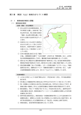 第3章 東部（七山）地域のまちづくり構想