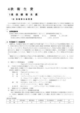 4款 衛 生 費