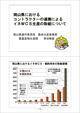 岡山県におけるコントラクターの連携によるイネWCS生産体制[PDF:1.48