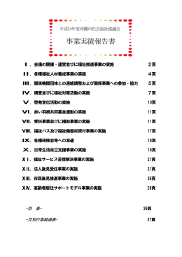 事業実績報告書 - 沖縄市社会福祉協議会